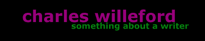 charles willeford: something about a writer